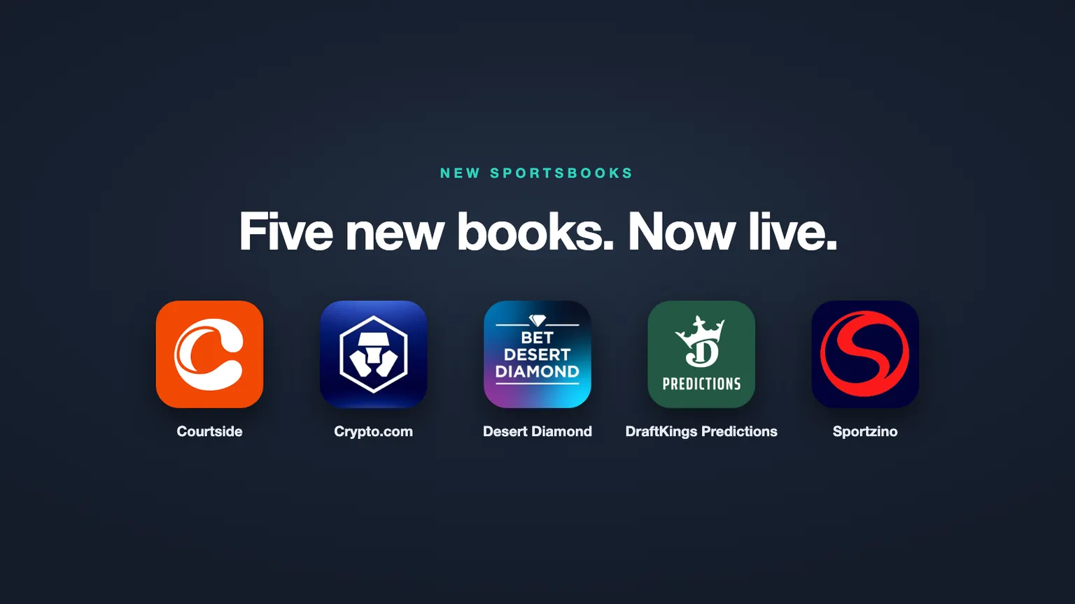 Courtside, Crypto.com, Desert Diamond, DK Predictions & Sportzino!